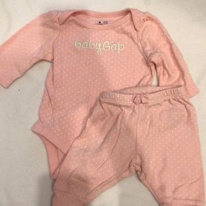 Baby gap onesie and pants set